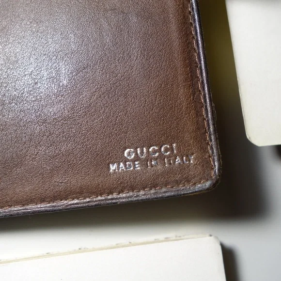 Vintage 1974 Gucci Leather Suede Mini Agenda Made In Italy With Ballpoint Pen